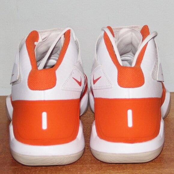 Nike Force Savage Turf  Mid Football Shoes Mens 14 White Orange - Picture 5 of 6